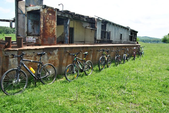 biciclete cuminti pe traseul cicloturistic Calarasi